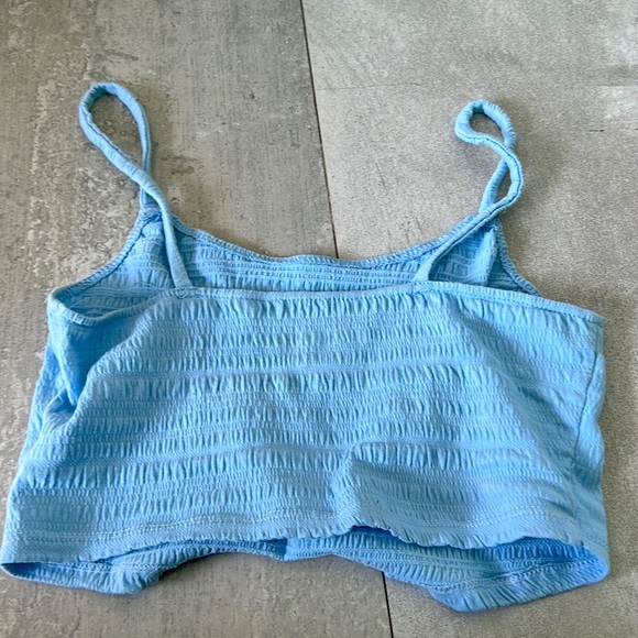 Pacsun short blue ribbed tank top, perfect for summer - Picture 3 of 3